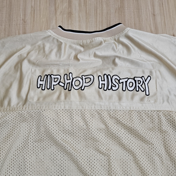 Vtg Hip-Hop History 3X Gold Graphic Jersey - Picture 6 of 8